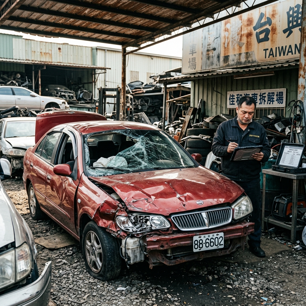 車禍車輛全損（Total Loss）認定標準：市場殘值估算方式與保險公司爭議處理
