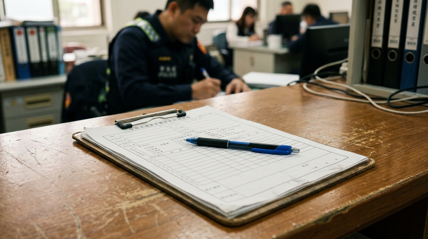 車禍警察筆錄怎麼做？談話紀錄表填寫原則、5大自保紅線與更正指南